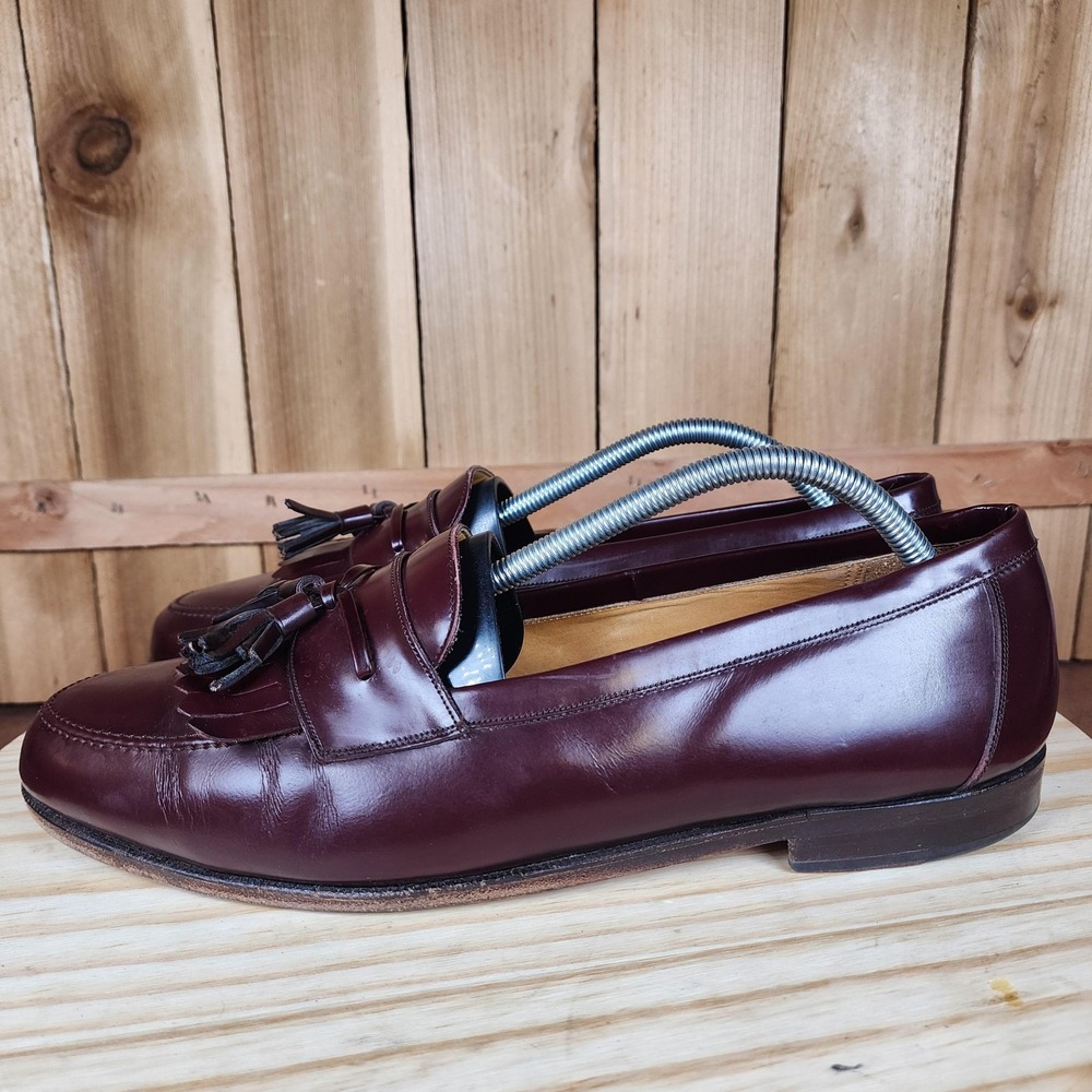 Mezlan Shoes Mens Size 11 Leather Tassel Loafers Slip On Santander Spain‎